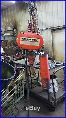 CM Lodestar 2 Ton Electric Hoist 10' Chain includes shipping 48 states