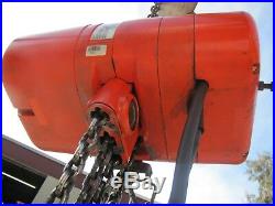 CM Lodestar 3 Ton 6000 lbs Electric Chain Hoist With Hook 460V 3 Phase 2