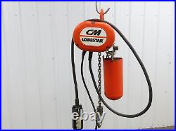 CM Lodestar B2 Electric Chain Hoist 1/4 Ton 5/16 FPM 2 Speed 14' Lift 460 Volt