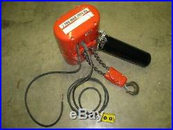 CM Lodestar Electric 2 Ton Lift Chain Fall Lifting Hoist 3-phase 230-460 volt AC