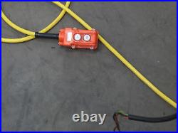 CM Lodestar J 1/2 Ton Electric Chain Hoist 32 FPM 15' Lift 230/460 Volt Tested