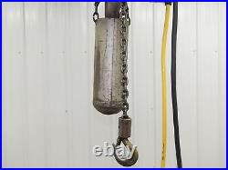 CM Lodestar L Electric Chain Hoist 1 Ton 16 FPM 20' Travel 230/460 Load Tested