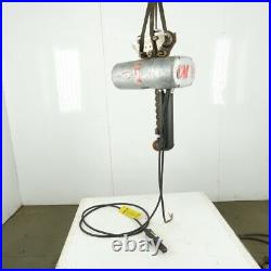 CM Lodestar L Electric Chain Hoist 1 Ton 16FPM 23' Lift 208-230/460V WithTrolley