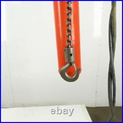 CM Lodestar L2 Electric Chain Hoist 1Ton 5/16FPM 2 Speed 15' Lift 460V WithTrolley