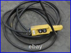 CM Lodestar LL-2 1 Ton Electric Chain Hoist 32/10 Fpm 2 Speed 460V 25' Travel