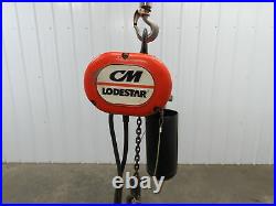 CM Lodestar Model A2 Electric Chain Hoist 1/8 Ton 250lb 10' Lift 32 FPM 3PH 460V