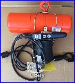 CM Lodestar Model B -1/4 Ton, 250kg Electric Chain Hoist with Hook on the top