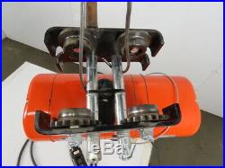 CM Lodestar Model B 1/4Ton Electric Chain Hoist 14'4 Lift 16FPM 3Ph WithTrolley