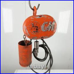 CM Lodestar Model E 1/2 Ton Electric Chain Hoist 15' Lift 8 FPM 208-230/460 3Ph