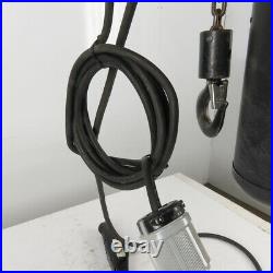 CM Lodestar Model F 1/2 Ton Electric Chain Hoist 11' Lift 16FPM 208-230/460V 3Ph