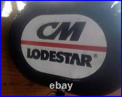 CM Lodestar Model F 1/2 Ton Electric Chain Hoist 20' Lift 16 FPM 110120v 1Ph