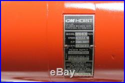 CM Lodestar Model L 1 Ton 1Hp Electric Chain Hoist 230/460V 3Ph 20'6 Lift 16FPM