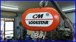 CM Lodestar Model L 1 Ton 1Hp Electric Chain Hoist 230/460V 3Ph 36840
