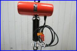 CM Lodestar Model L 1Ton Electric Chain Hoist 20' 10 Lift 16FPM 208-230/460 3Ph