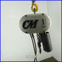 CM Lodestar Model L Electric Chain Hoist 1 Ton 16FPM 15' Lift 208-230/460V 3Ph