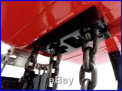 CM Lodestar Model R 2 Ton 4000lb Electric Chain Hoist 12' Lift 8FPM 1PH 120V