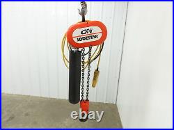 CM Lodestar Model R 2 Ton 4000lb Electric Chain Hoist 20' Lift 8FPM 1PH 120V