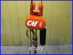 CM Lodestar Model R Electric Chain Hoist 2 Ton 4000 Lbs 3 PH 230/460v 10' Lift