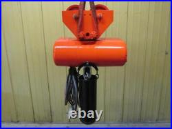 CM Lodestar Model R2 Electric Chain Hoist 2 Ton 4000 Lbs 3 PH 230v 10' Lift