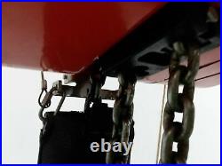 CM Lodestar Model RR 2 Ton 4000lb Electric Chain Hoist 14'Lift 16FPM 3PH 480V