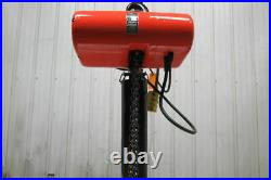 CM Lodestar Model RR 2 Ton Electric Chain Hoist 20' 3 Lift 16FPM 240/480V 3PH