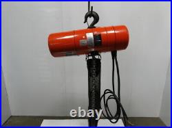 CM Lodestar Model RR 2 Ton Electric Chain Hoist 230/460V 3Ph 14' 6 Lift 16FPM