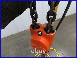 CM Lodestar R Electric Chain Hoist 2 Ton 8 FPM 22' Lift 230/460 Volt 3PH Tested