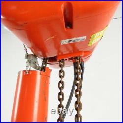 CM Lodestar RR2 Electric Chain Hoist 2Ton 5/16FPM 2 Speed 20'Lift 460V WithTrolley