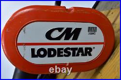 CM Lodestar RT-2 3-Ton 15ft Electric Chain Hoist 5.5 FPM 230 460 Volt 3 PH