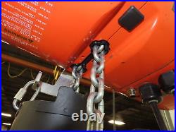 CM Lodestar VS F Electric Chain Hoist 1/2 Ton 16FPM Variable Speed 11' Lift 460V