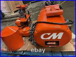 CM Lodestar XL 3 Ton Electric Chain Hoist 15'Travel model 5210E