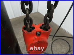 CM RR2 Lodestar 2 Ton Electric Chain Hoist 21' Lift 5/16 FPM 230V 2 Speed Trolly