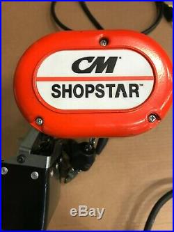 CM Shopstar Electric Chain Hoist 500lb Cap