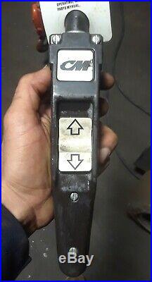 CM ValuStar 2 Ton Electric Chain Hoist Model WR 115/1/60 8FPM with Remote