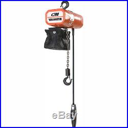 CM Valuestar Electric Hoist Hoist Chain 500 lb. Capacity 115 Volt