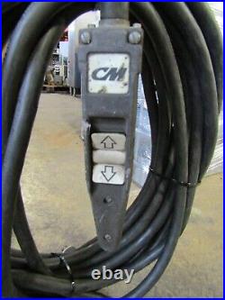 CM Valustar 2 Ton Electric Chain Hoist 1 HP 8 Fpm 208-240/480 Vac Model Wr