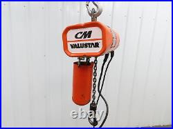 CM Valustar WB 1/4 Ton Electric Chain Hoist 16 FPM 15' Lift 10' Pendant 120 Volt
