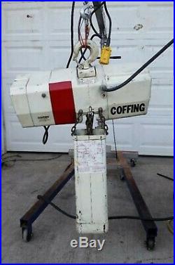 COFFING 3 TON ELECTRIC CHAIN HOIST 2 Speed Lift