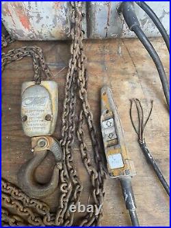 Cm 1/2 ton Electric chain hoist With Trolly And Pendant