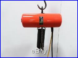 Cm Lodestar Model L 1 Ton 2000lb Electric Chain Hoist 3ph 17' Lift