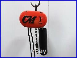 Cm Lodestar Model L 1 Ton 2000lb Electric Chain Hoist 3ph 19' Lift