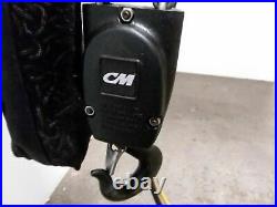 Cm Lodestar Model RR 2 Ton 4000lb Electric Chain Hoist 3Ph 20' Lift 16fpm
