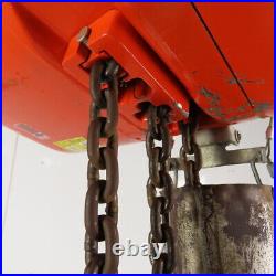 Cm Lodestar RR2 Electric Chain Hoist 2 Ton 5/16FPM 2 Spd 20'Lift 460V WithTrolley