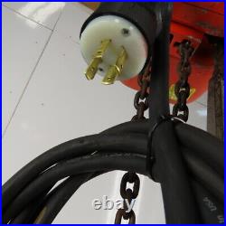 Cm Lodestar RR2 Electric Chain Hoist 2 Ton 5/16FPM 2 Spd 20'Lift 460V WithTrolley