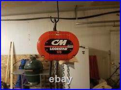 Cm Lodestar VS Model A 1/8 Ton Electric Chain Hoist 440-480 Volt Variable Speed