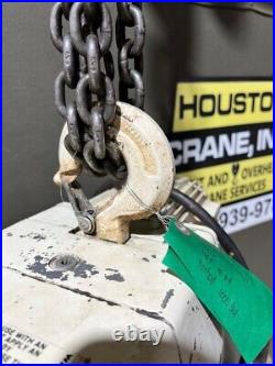 Coffing 1/2 Ton Electric Chain Hoist, Model JLC1016, 16 FT lift, 230/460-3-60V