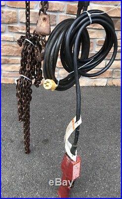 Coffing 1/2 Ton Electric Chain Hoist yale harrington cm