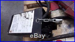 Coffing 1/2 Ton Electric Hoist EC-1016-3 w Pendant & Chain Cont. With Trolley