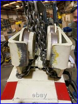 Coffing 1/4 Ton Electric Chain Hoist, Model ECT0516, 15 FT Lift, 460-3-60V