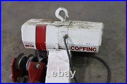 Coffing 1 Ton Electric Chain Hoist 230/460V 3PH 60HZ